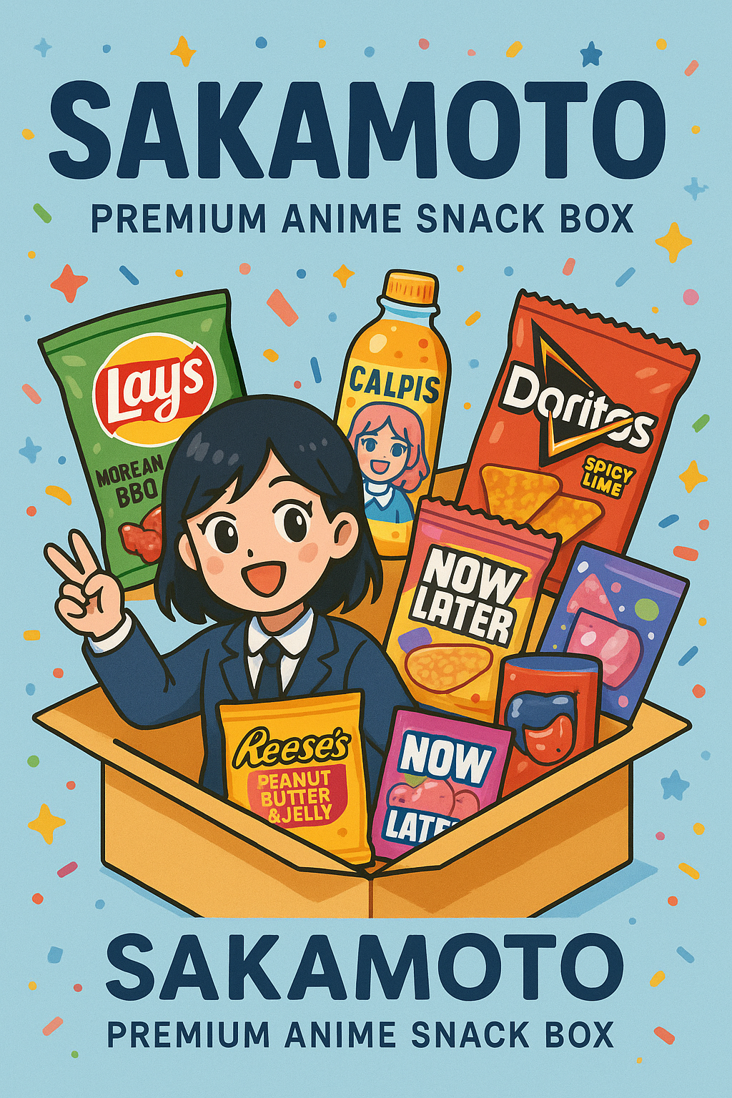 Premium Anime Snack Box: From Sakamoto Exotic Delights